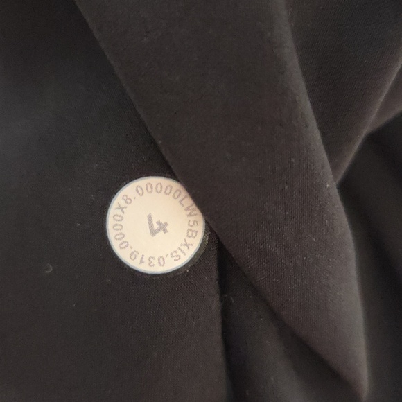 Lululemon Noir Pant Sz 4 Black - Picture 8 of 12